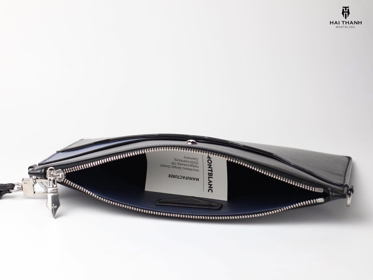 Montblanc Chính Hãng Clutch Montblanc Meisterstuck Pouch 129676 chính hãng