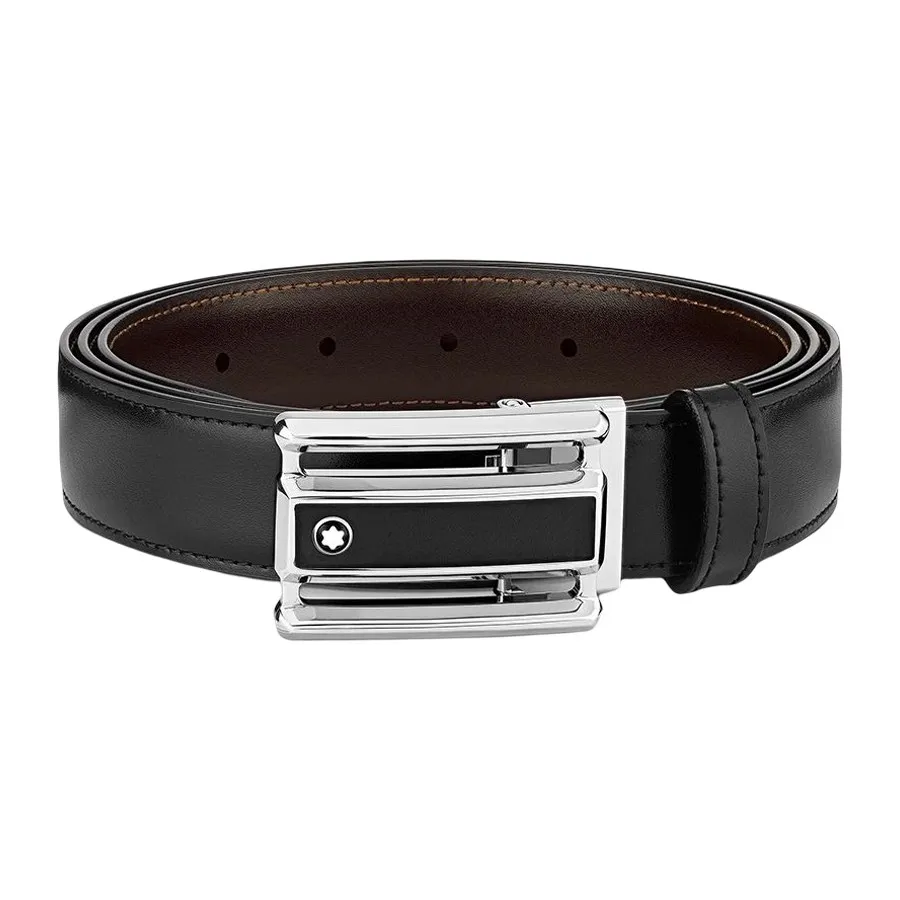 Dây Lưng Montblanc Chính Hãng Dây Lưng Montblanc Black/Brown Reversible Cut-to-Size Business 114423 chính hãng