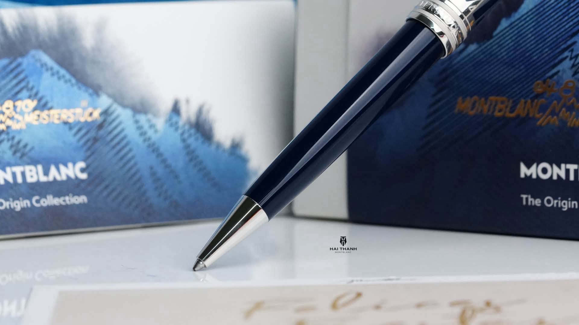 Bút Montblanc Chính Hãng Bút Bi Montblanc Meisterstuck The Origin Collection Doue Blue Midsize chính hãng