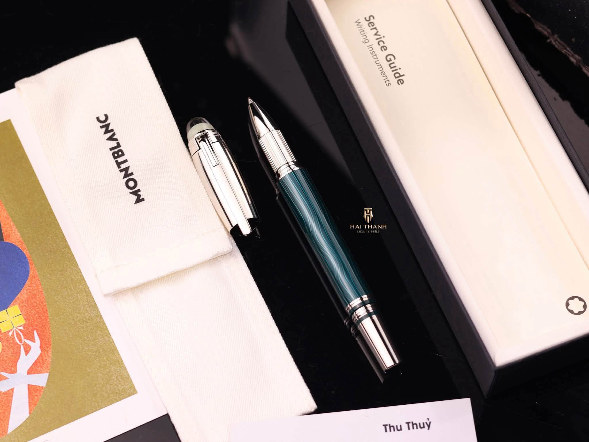 Bút Montblanc Chính Hãng Bút Dạ Bi Montblanc Starwalker Polargreen Metal chính hãng