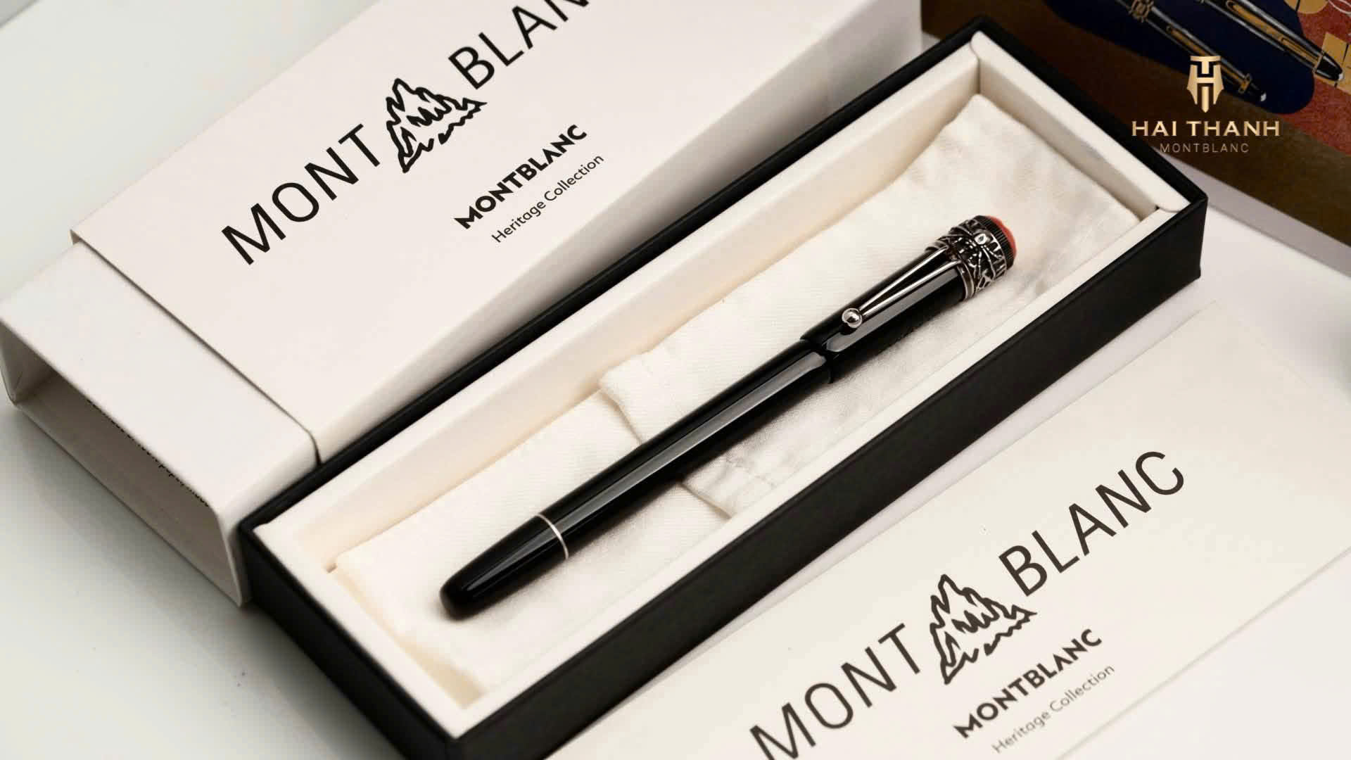 Bút Montblanc Chính Hãng Bút Dạ Bi Montblanc Heritage Rouge Et Noir Spider Metamorphosis chính hãng