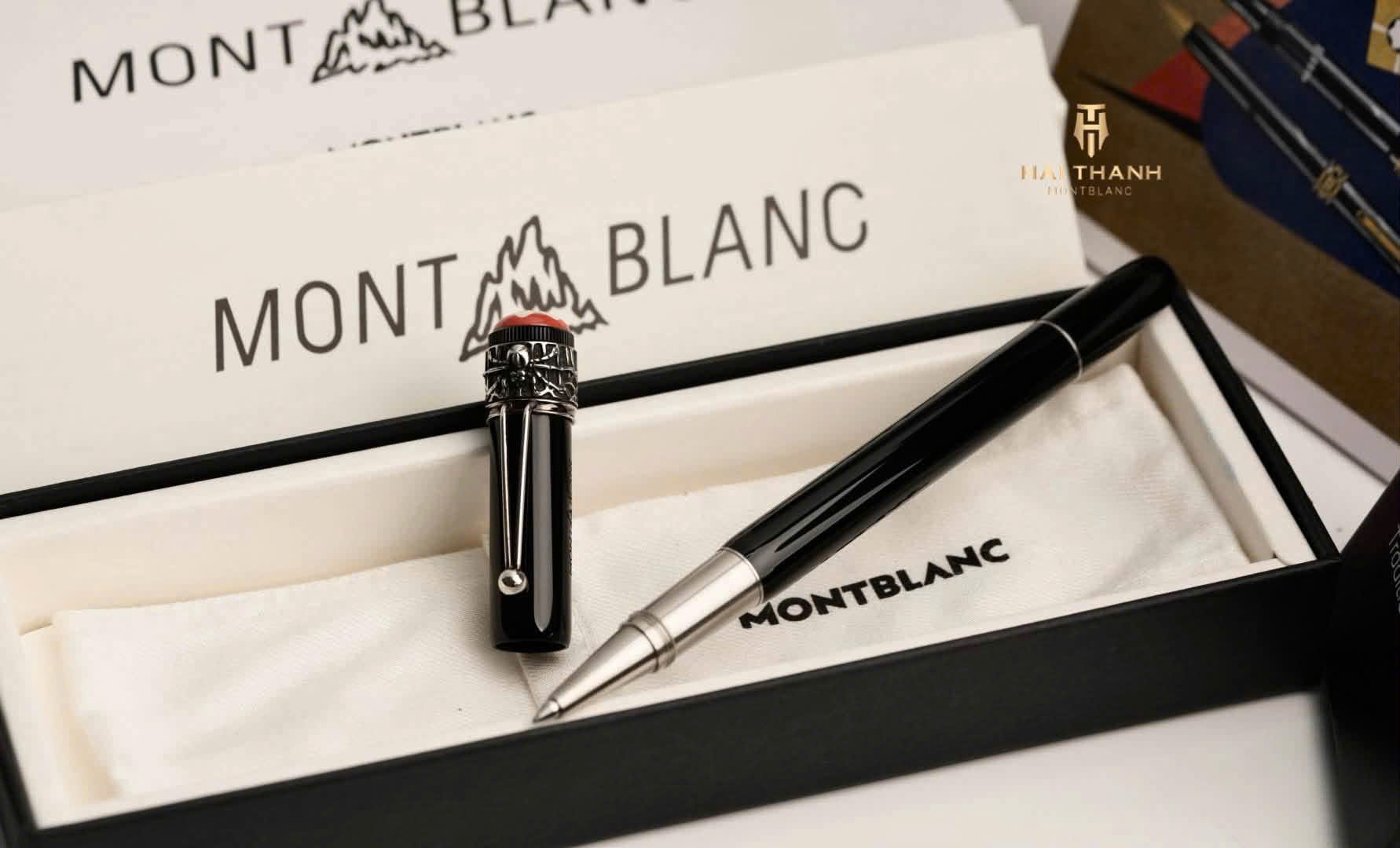 Bút Montblanc Chính Hãng Bút Dạ Bi Montblanc Heritage Rouge Et Noir Spider Metamorphosis chính hãng