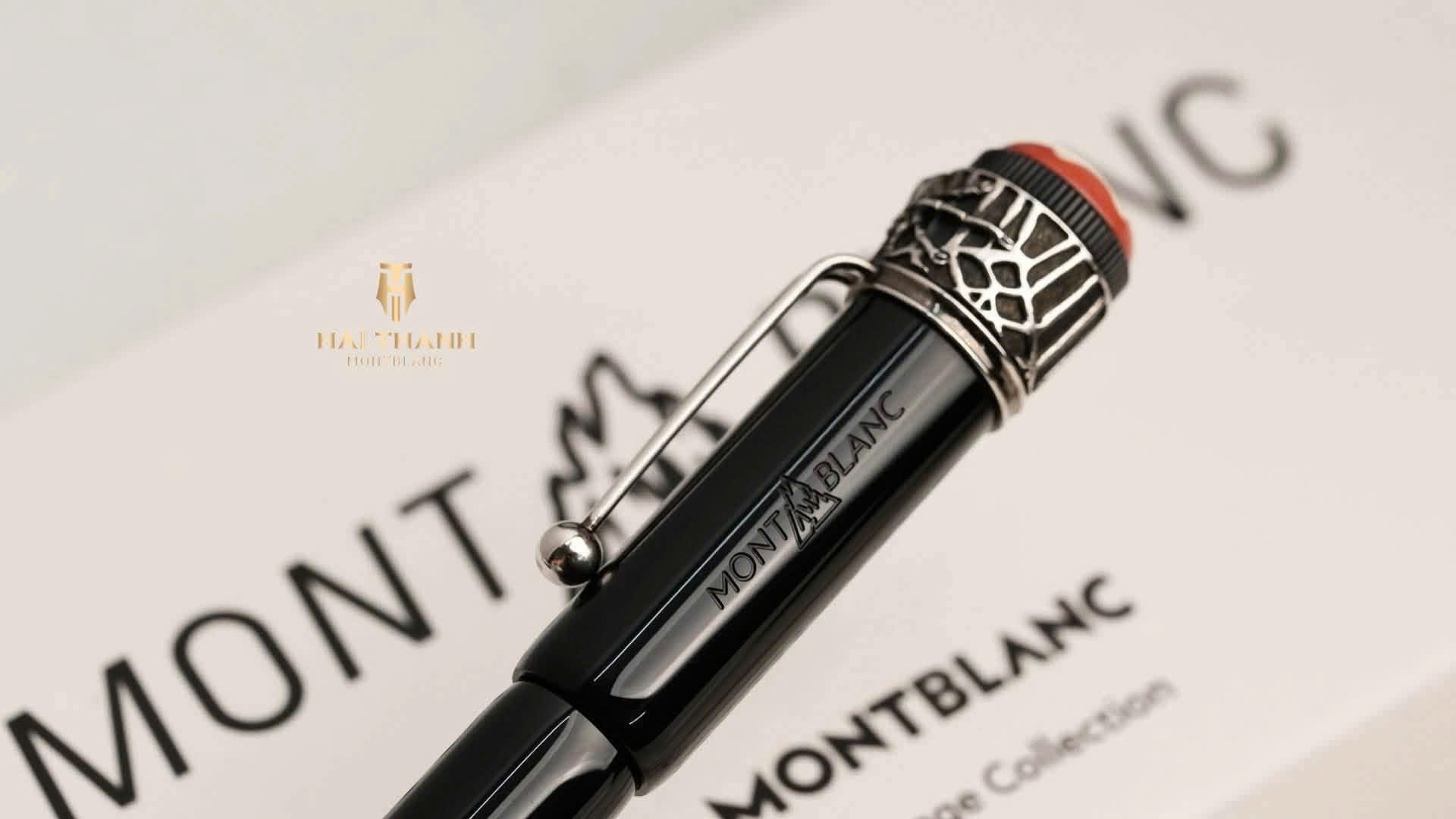 Bút Montblanc Chính Hãng Bút Dạ Bi Montblanc Heritage Rouge Et Noir Spider Metamorphosis chính hãng