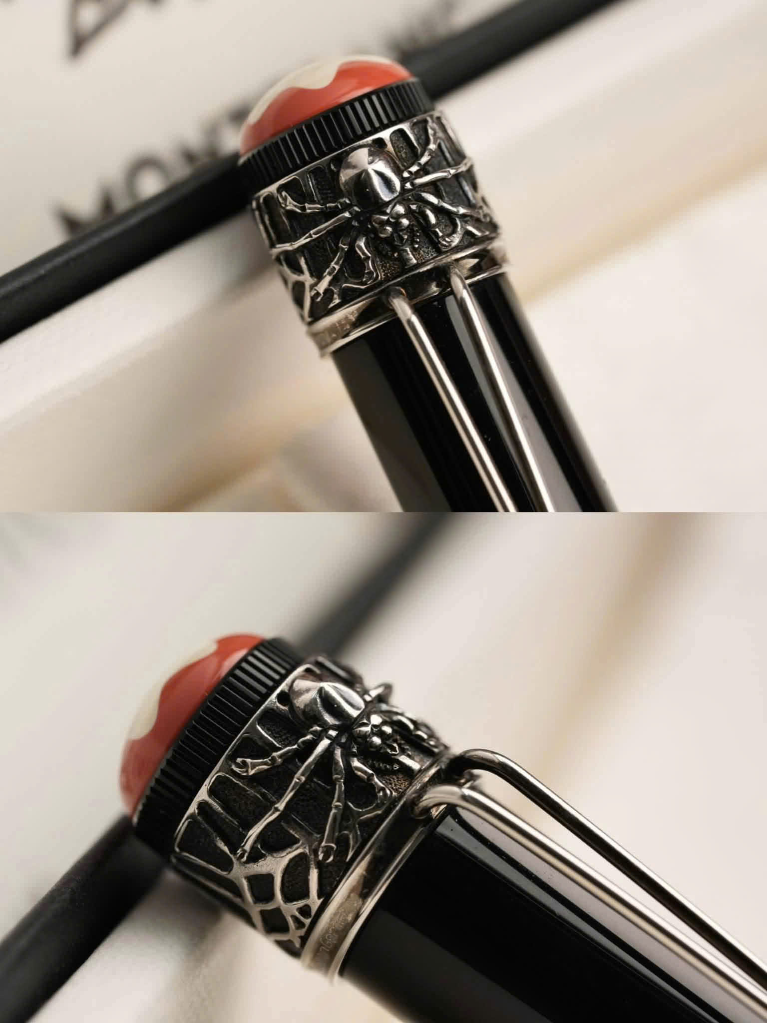 Bút Montblanc Chính Hãng Bút Dạ Bi Montblanc Heritage Rouge Et Noir Spider Metamorphosis chính hãng
